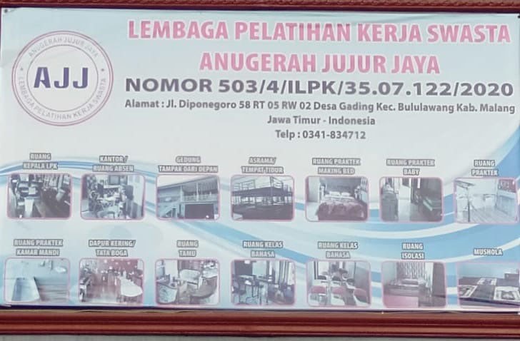 LPK Anugerah Jujur Jaya Malang digerebek Polres Kab. Malang, ADA APA ? 
